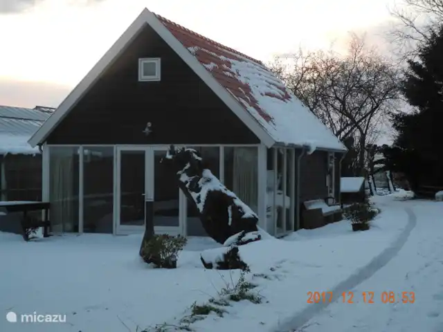 la casa de la sal en Países Bajos, Holanda Meridional, Nieuwveen - chalet ¡También es hermoso en invierno!
