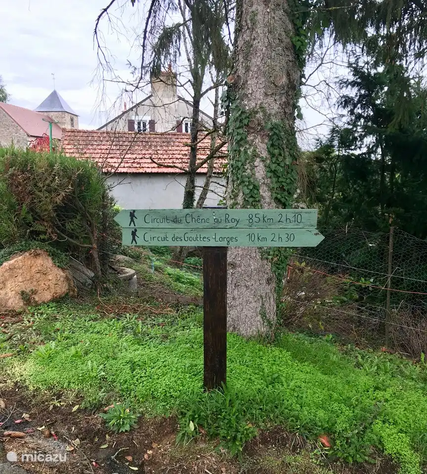 Spaziergänge, die direkt am Haus vorbeiführen