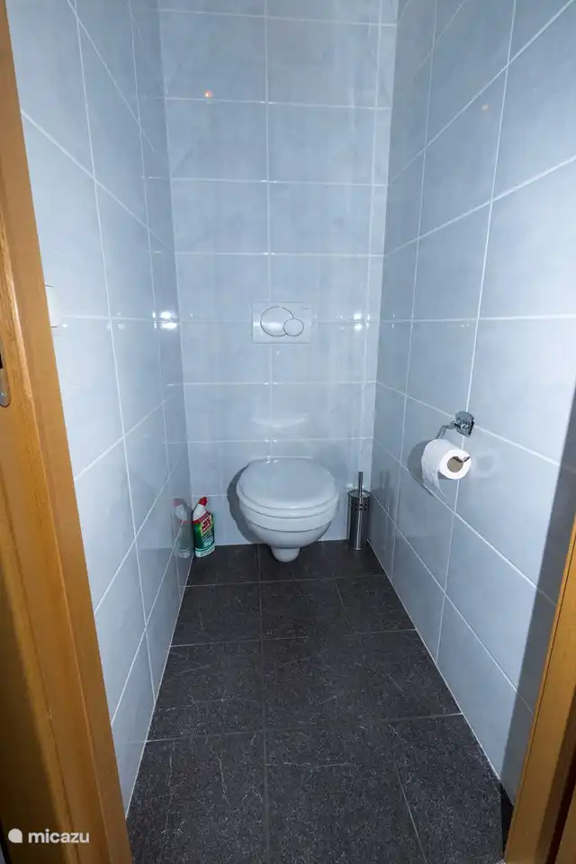 toilettes séparées à l'étage inférieur