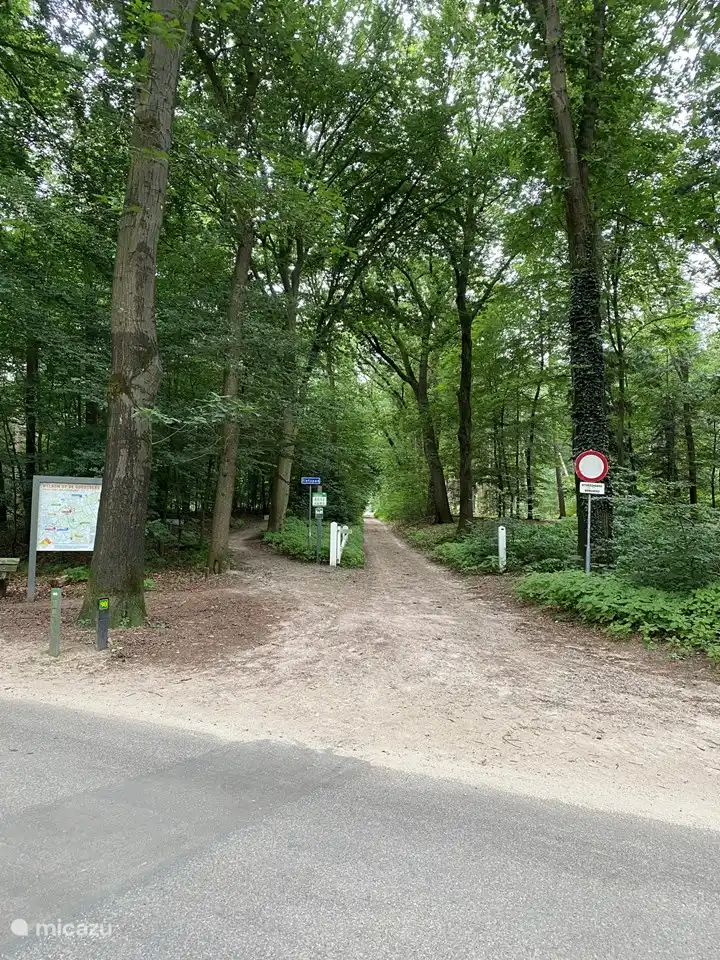 Zugang zu Fuß über die Straße!