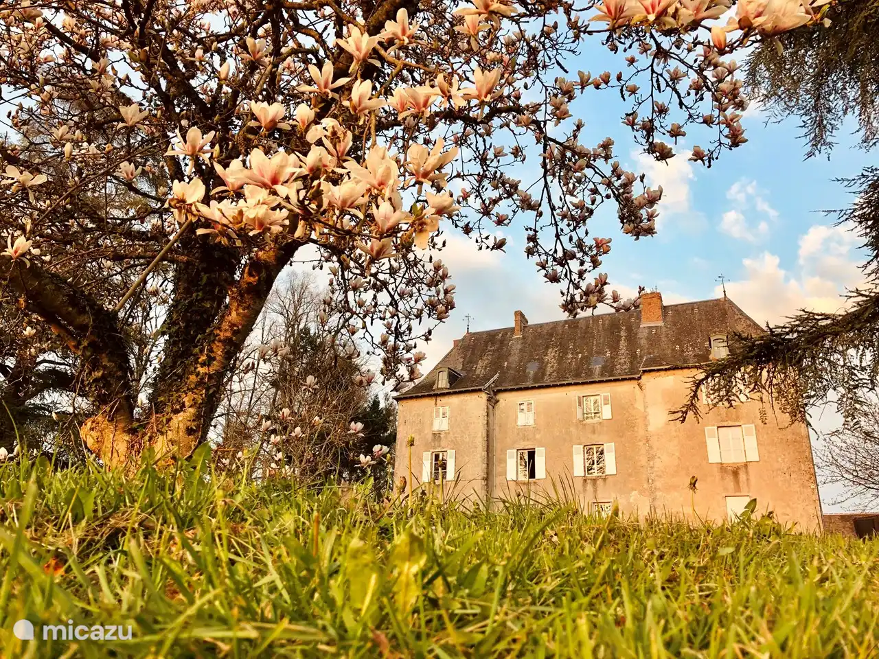 Printemps au château