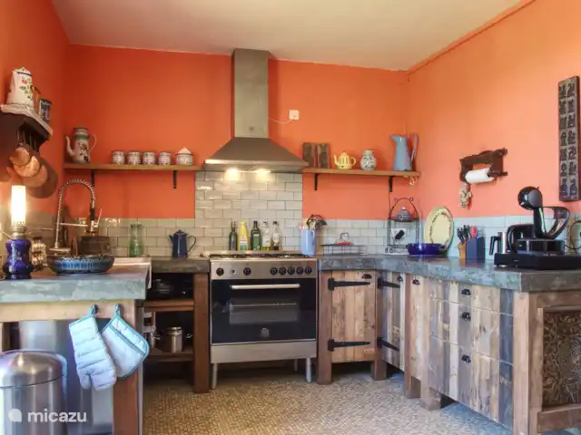 Casa de vacaciones Laume en Francia, Allier, Theneuille - casa vacacional La espaciosa cocina abierta
