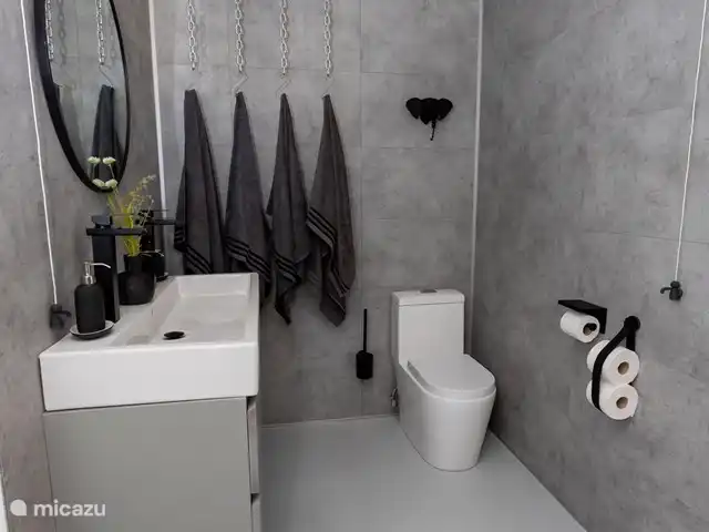 Paradis tropical avec piscine privée | Curaçao, Banda Abou (ouest), Big Mountain - bungalow Salle de bain-2