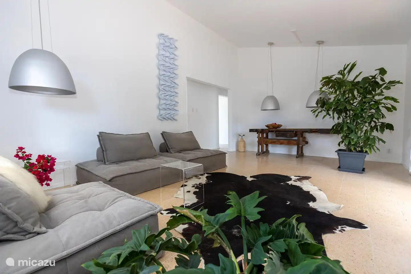 La sala de estar: moderna y elegante, pero acogedora