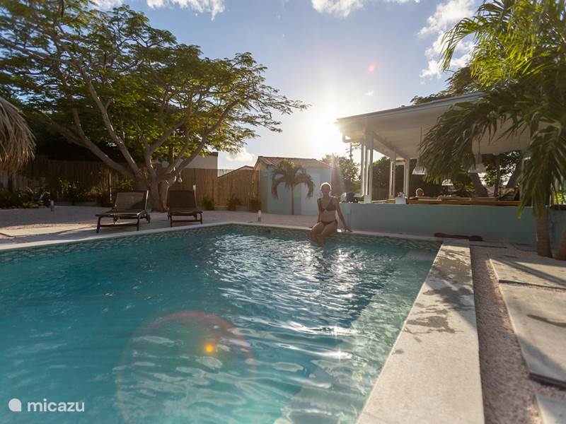 Vakantiehuis Curaçao, Banda Abou (west), Grote Berg Bungalow Tropisch paradijsje met privezwembad