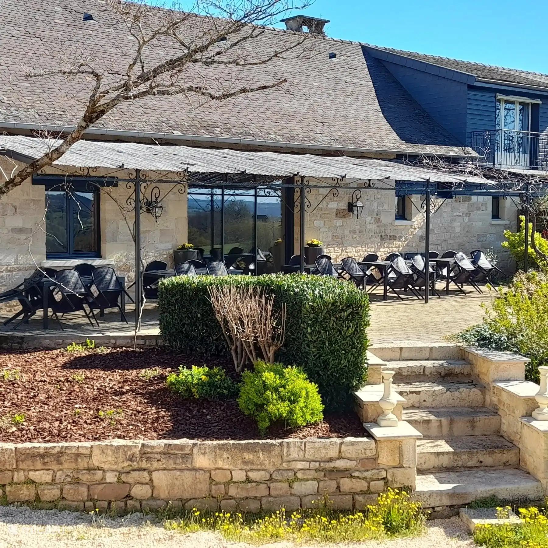 Domaine Leyvinie, Gîte Merlot, Terrasse