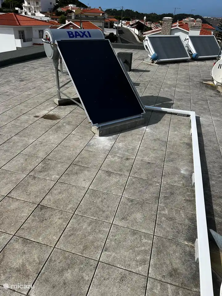 Solar panel for warm water