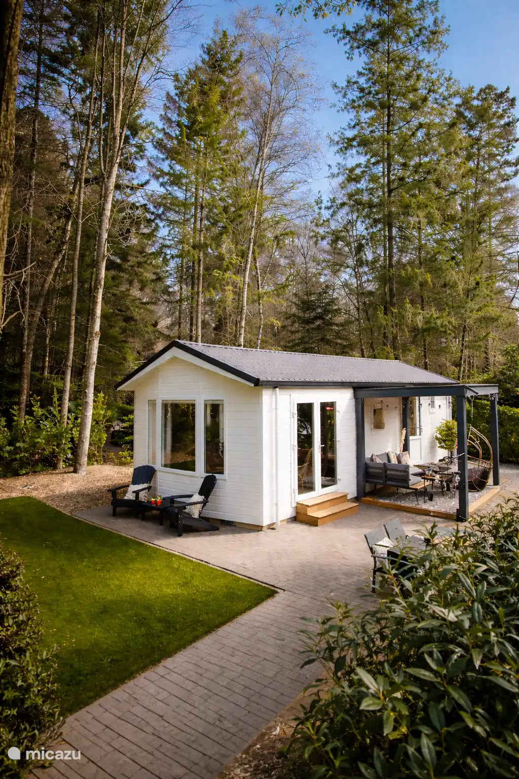 Tussen de bomen met veel privacy