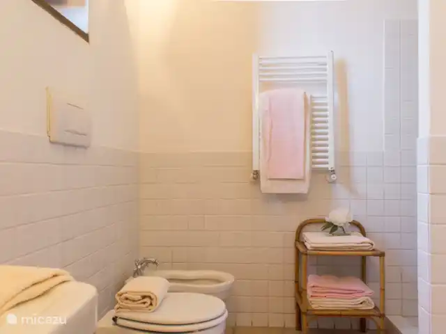 villa huren in Italië, Lazio, Forano – Il Campaniletto - Forano badkamer met douche op grondverdieping