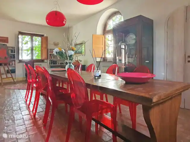 villa huren in Italië, Lazio, Forano – Il Campaniletto - Forano eetkamer