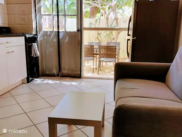 appartement huren in Aruba, Noord, Tanki Leendert – Casita Tortuga Opkomende zon gezien vanuit jou leefruimte.
