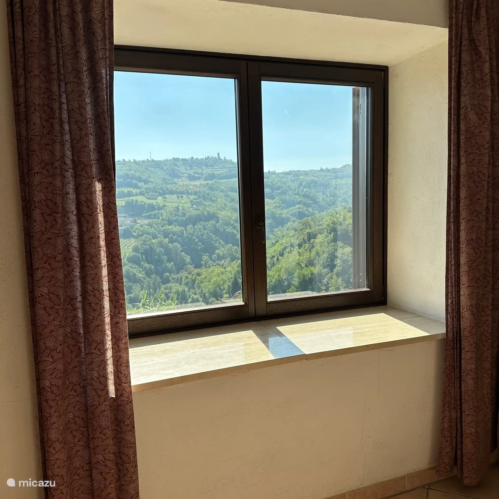 La vue fantastique depuis la chambre 2. 
