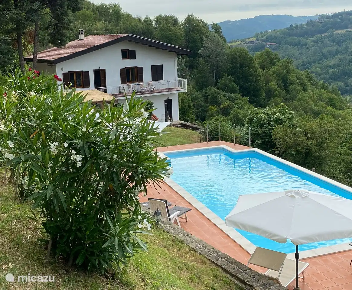 Im Garten rund um den Pool können Sie ein Buch lesen.