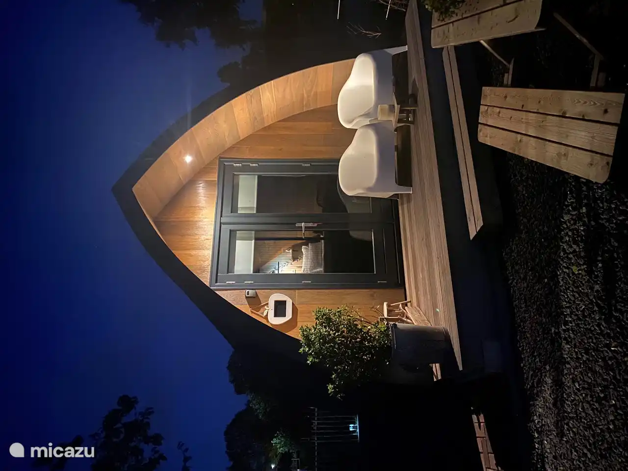 Die skandinavische Schote am Abend.