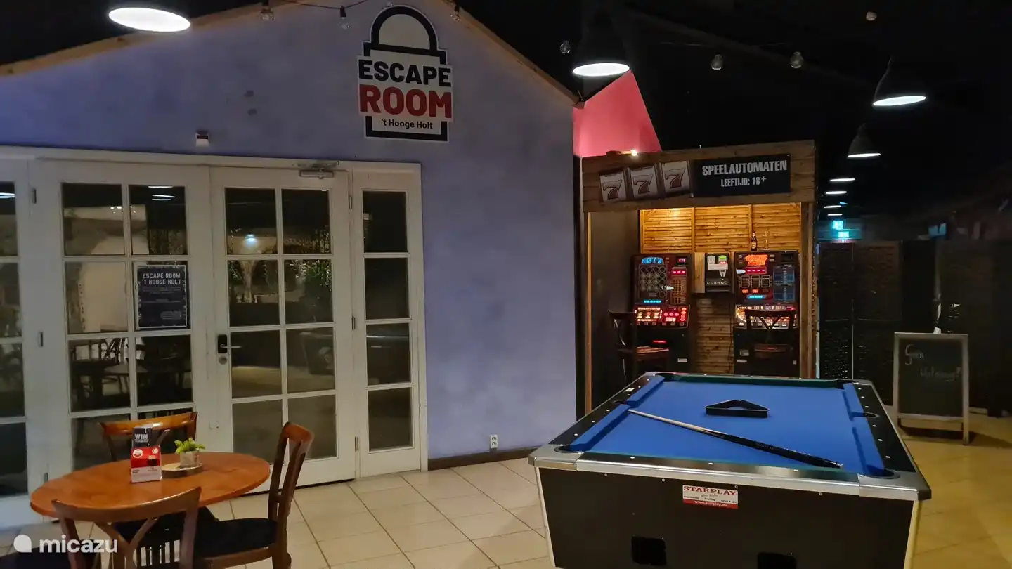 Escape Room en la Plaza del parque de vacaciones