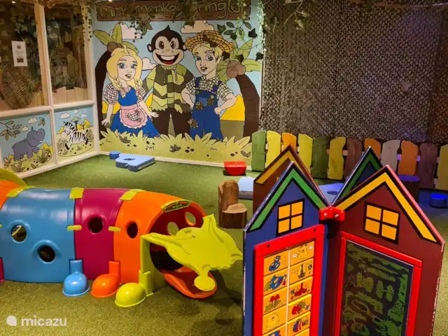 Ambiente y desmontaje en el parque de vacaciones en Países Bajos, Overijssel, Gramsbergen - casa vacacional Opciones de juego en la Plaza del parque de vacaciones