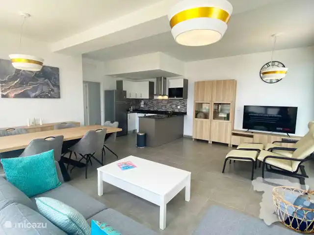 Plage de Calpe | Espagne, Costa Blanca, Calpe - appartement séjour avec cuisine ouverte