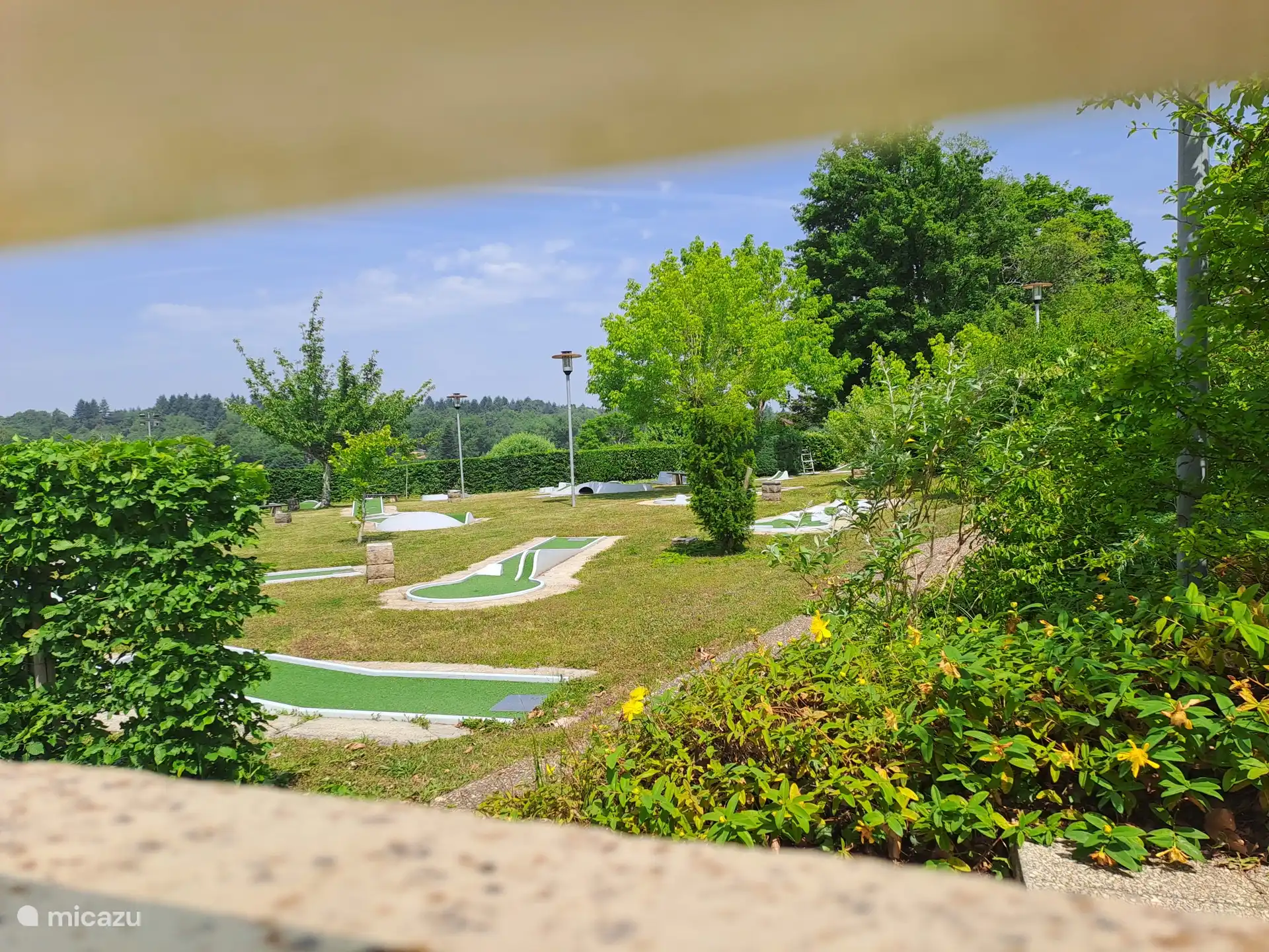 Midgetgolf op het park