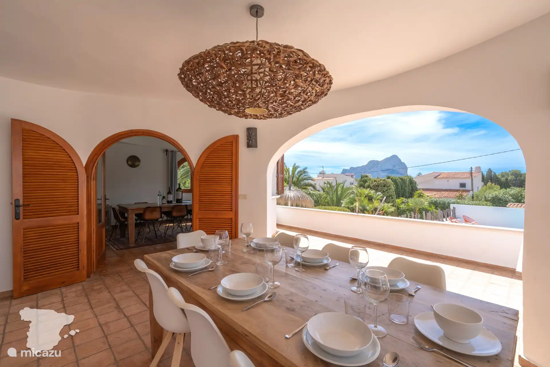 Überdachte Terrasse