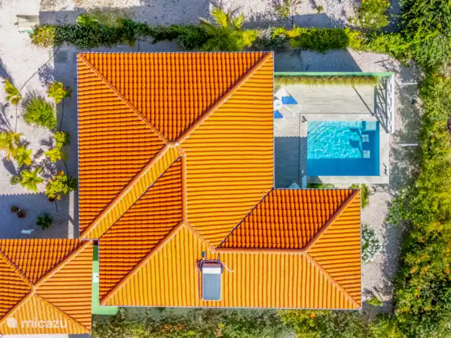Kas Berdè *Nouvellement construit* | Curaçao, Banda Abou (ouest), Fontein - villa Vue de dessus Kas Berdé