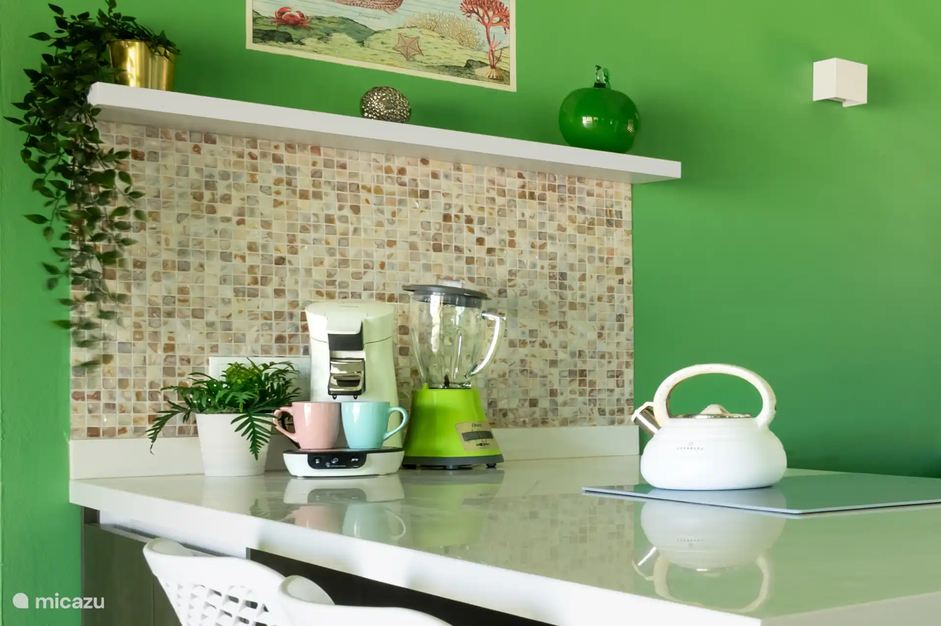 Voll ausgestattete Küche