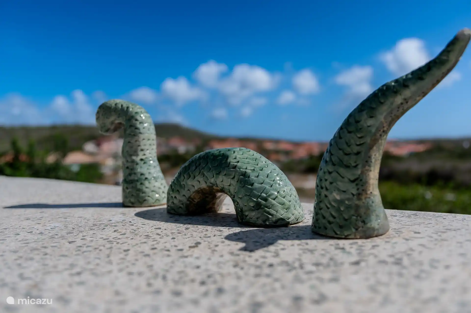 Dino kommt @ der Pool