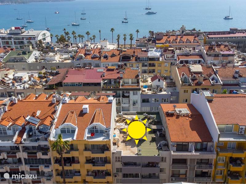 Casa vacacional Turquía, Mar Egeo, Marmaris Apartamento Apartamento de Ezgi con Jardín