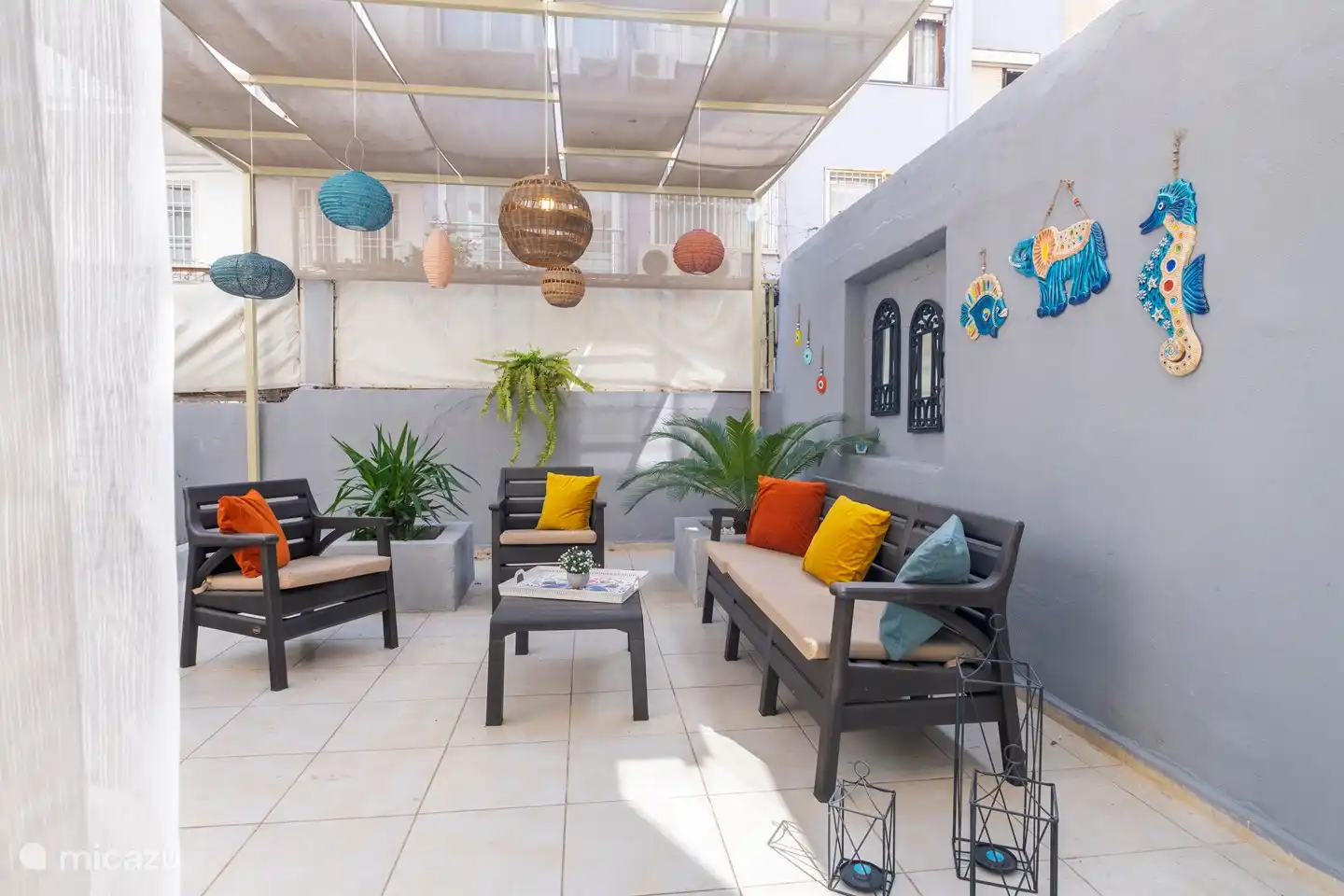 Ezgi's Apartment mit privatem Garten in Marmaris, kurz- und langfristiger Aufenthalt, komplett eingerichtete Ferienwohnung. Monatliche und tägliche Ferienwohnung, ganze Wohnung