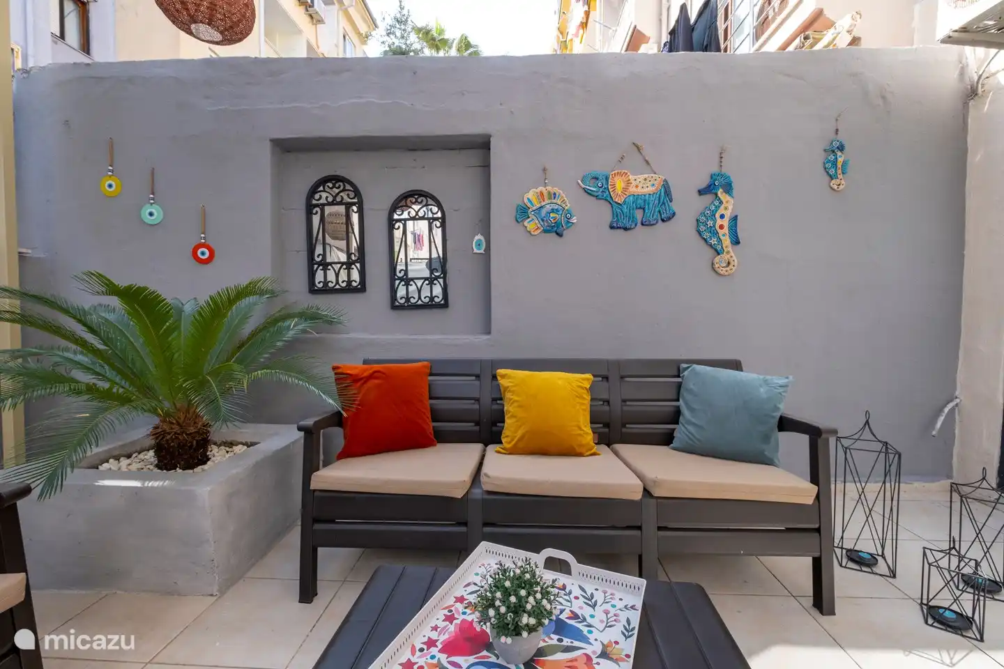 Ezgi's Apartment mit privatem Garten in Marmaris, kurz- und langfristiger Aufenthalt, komplett eingerichtete Ferienwohnung. Monatliche und tägliche Ferienwohnung, ganze Wohnung