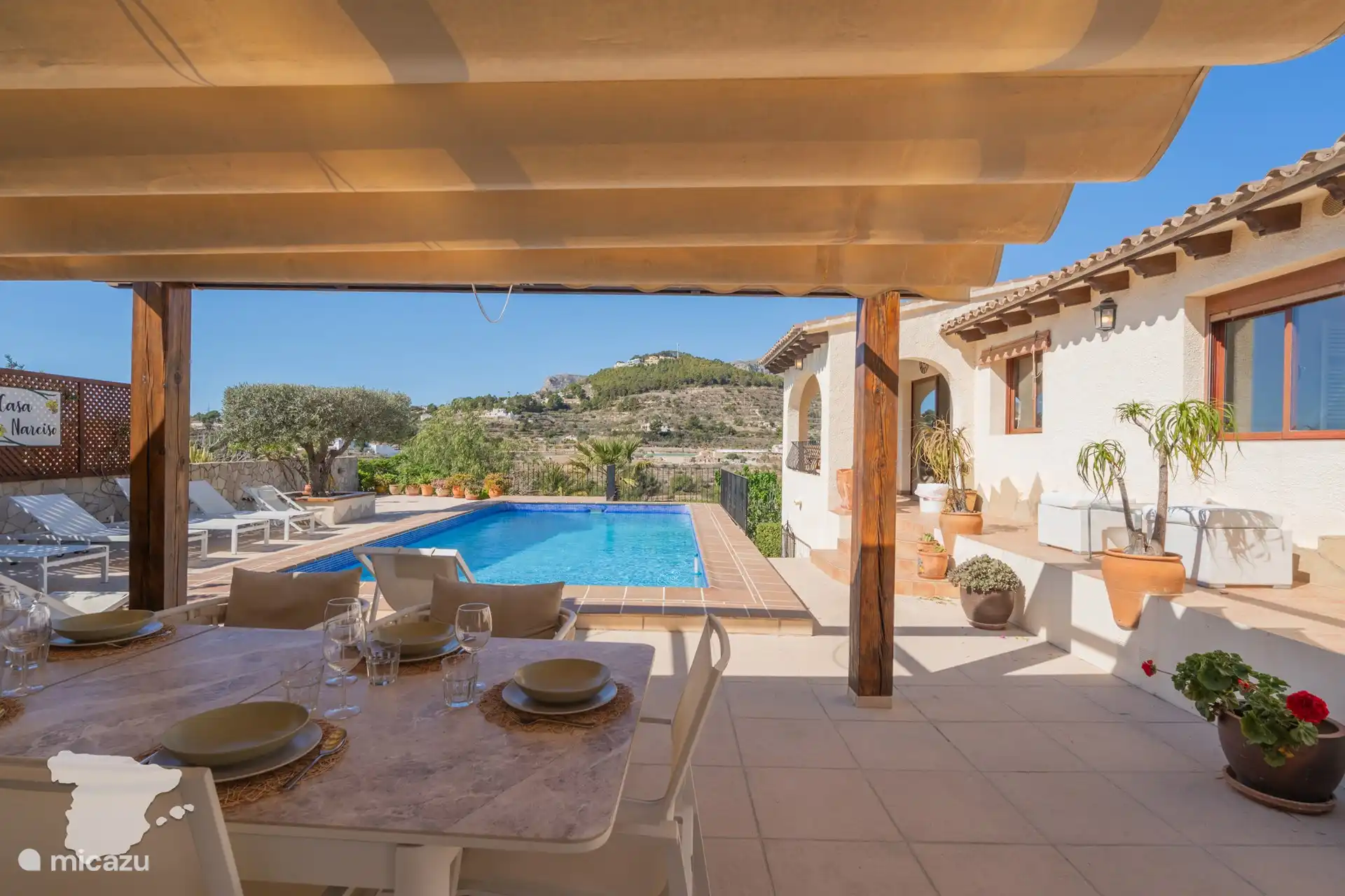 Séjour hivernal, Espagne, Costa Blanca, Calpe, villa Casa Narcisse