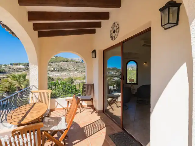 Casa Narciso huren in Spanje, Costa Blanca, Calpe - villa Overdekt terras vanaf woonkamer