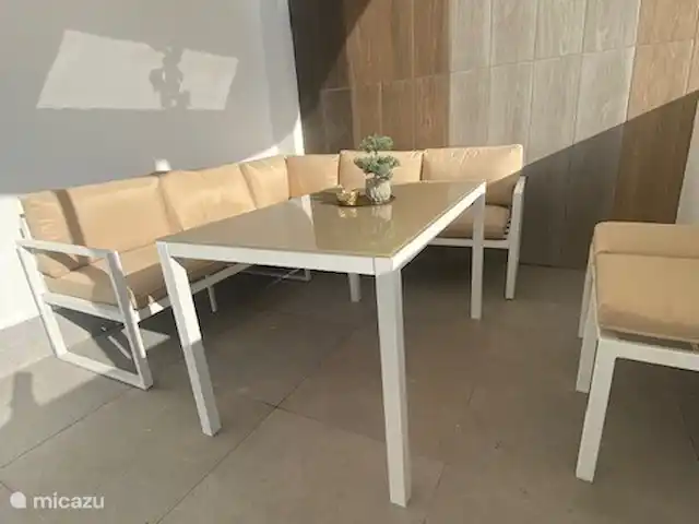 casa leyen en España, Costa Blanca, Orihuela Costa - apartamento Precioso rincón soleado en la terraza delantera