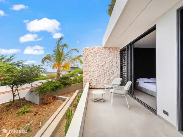 Le curaçao perle bleue | Curaçao, Banda Abou (ouest), Coral Estate, Rif St.Marie - villa Chambre avec balcon 5