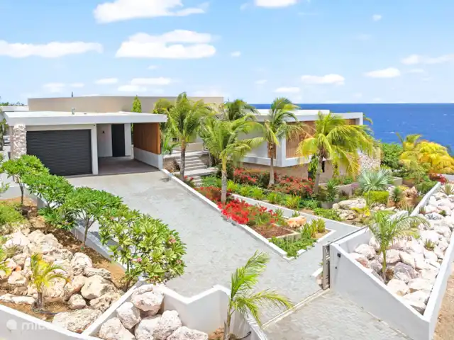Le curaçao perle bleue | Curaçao, Banda Abou (ouest), Coral Estate, Rif St.Marie - villa Allée avec abri d’auto et accès par un portail électrique verrouillable