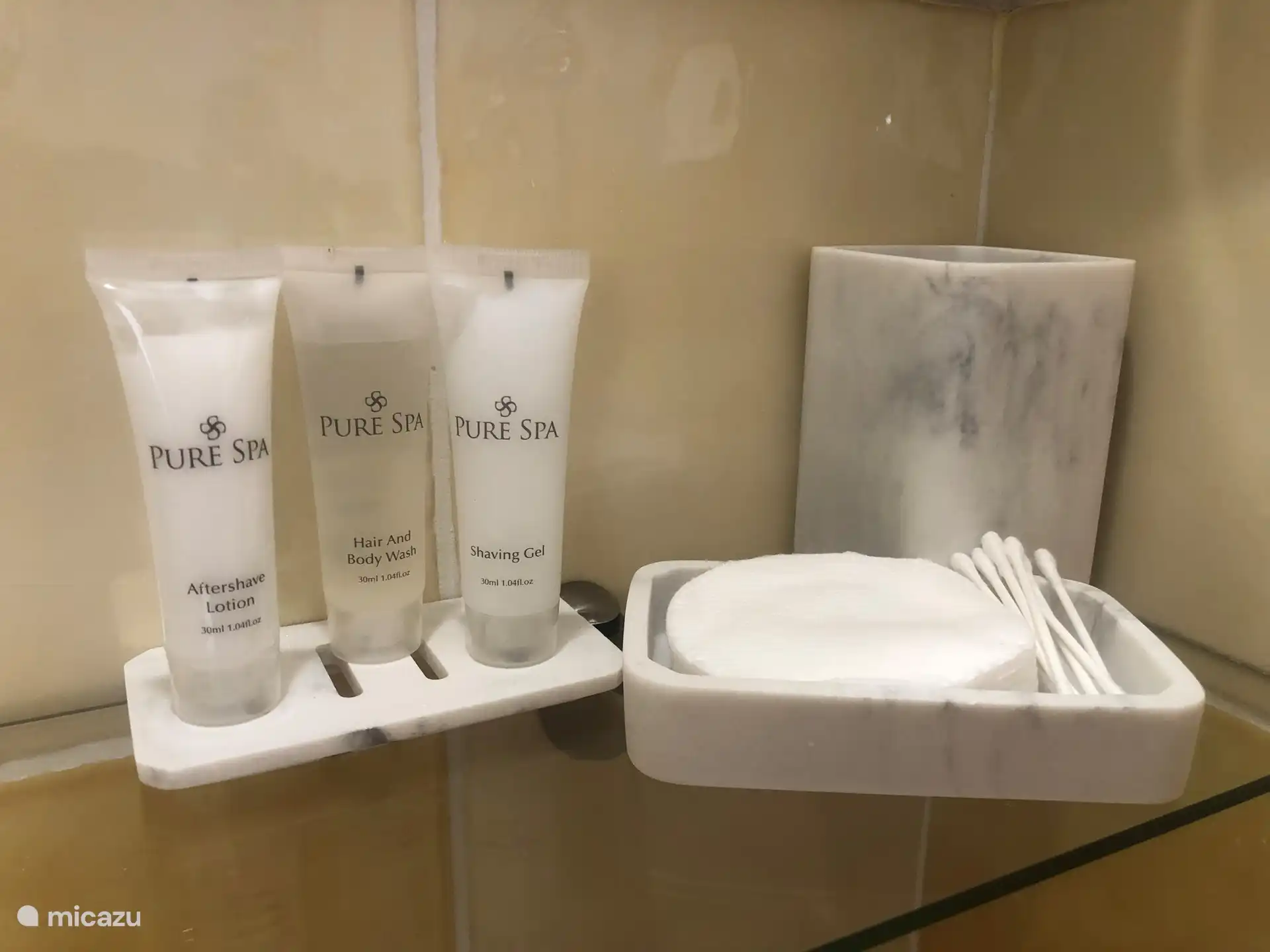 Pflegeprodukte zur Verfügung gestellt