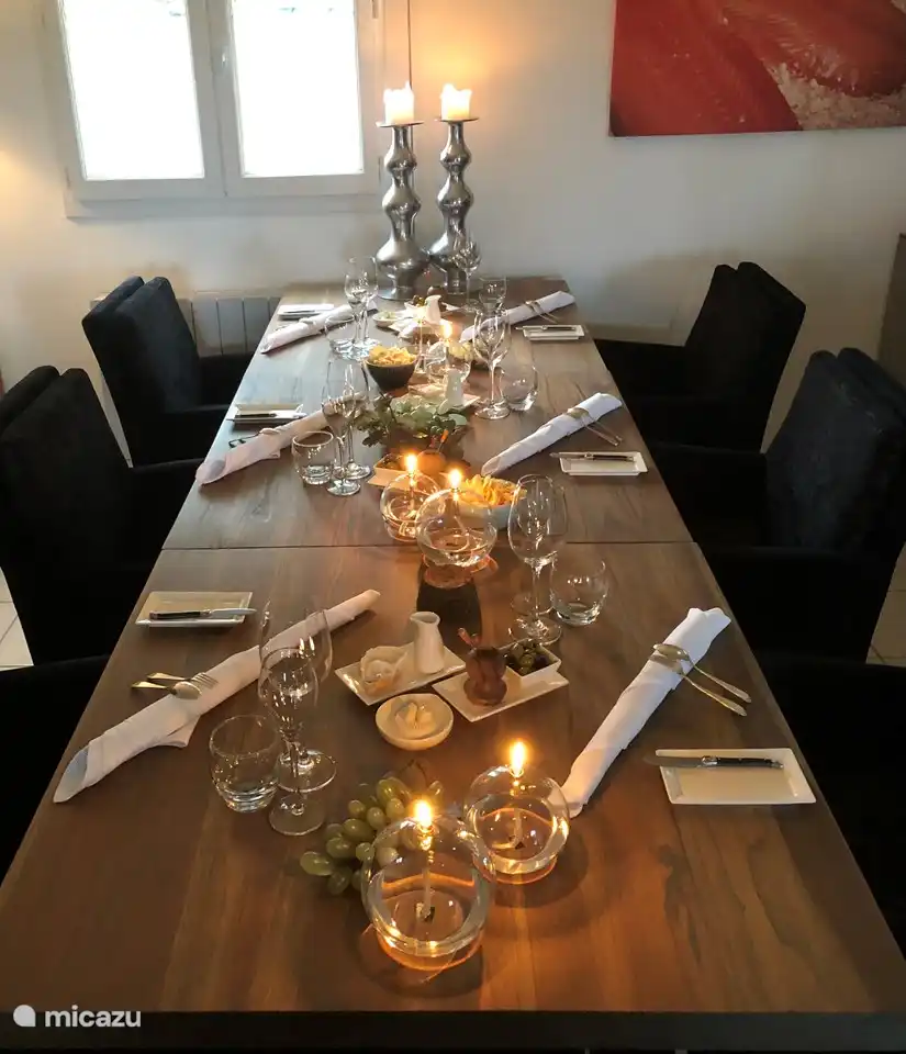 Table d'hôtes für ein kulinarisches Abendessen