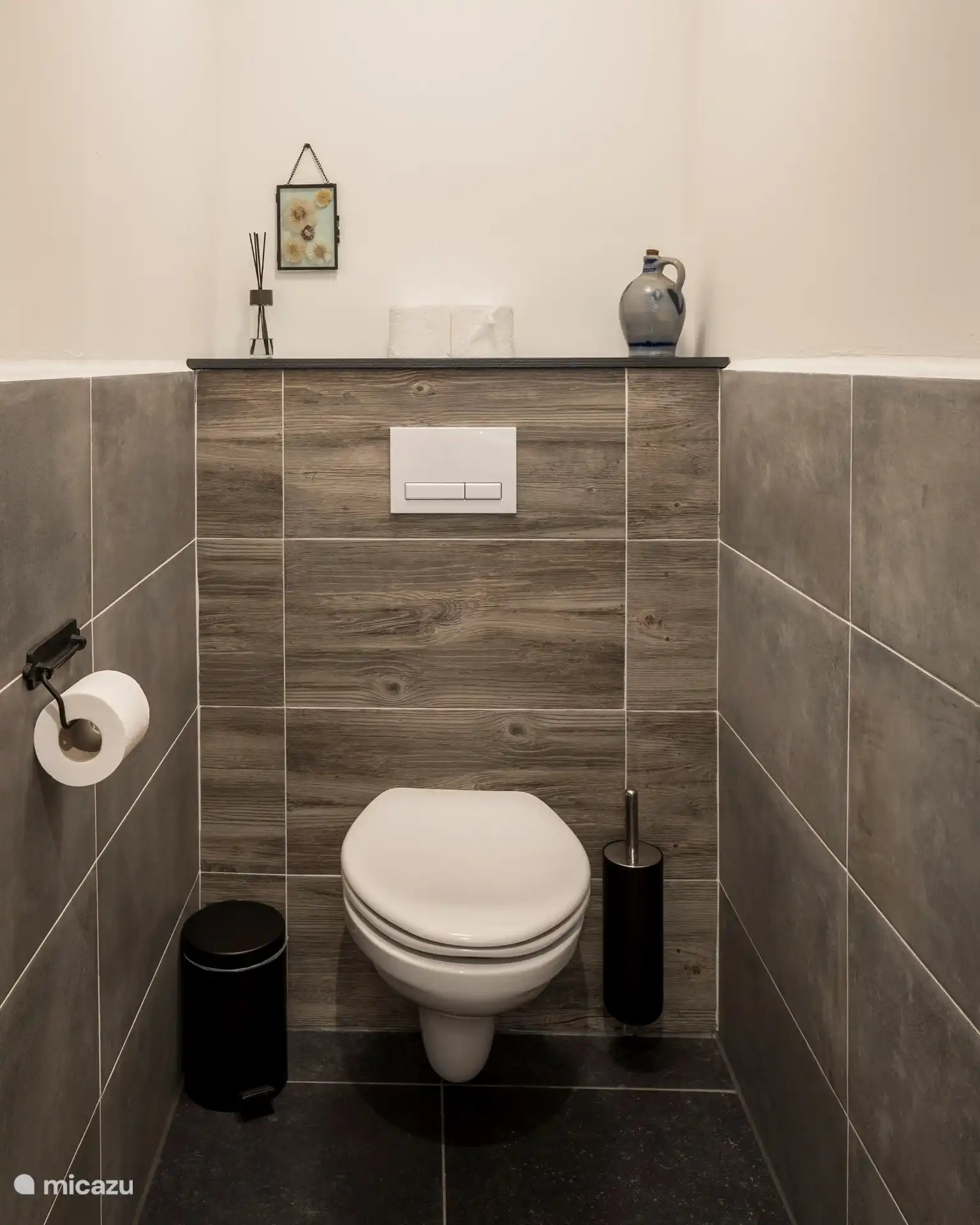 geschlossene Toilette