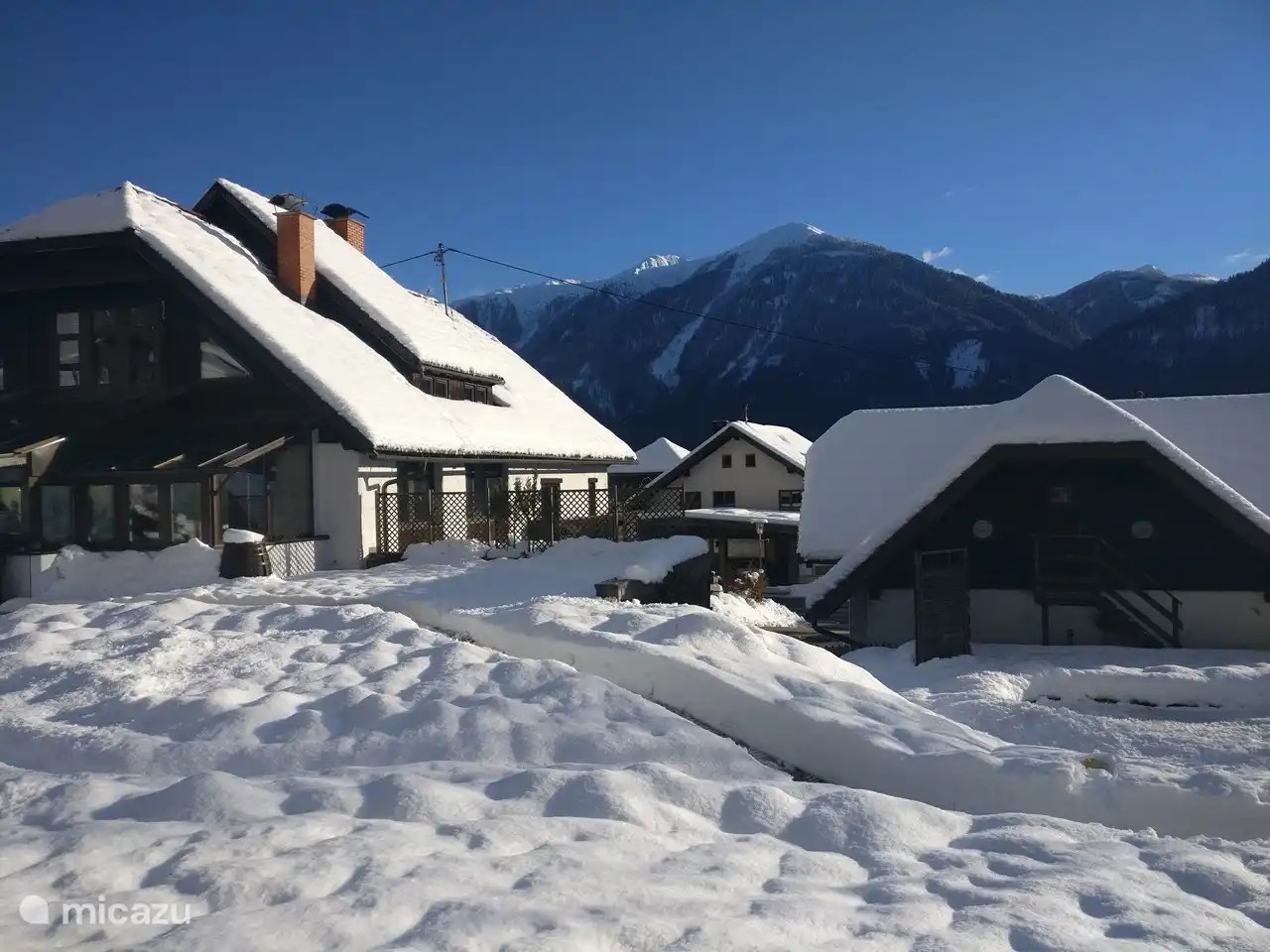 Nuestra casa en invierno.