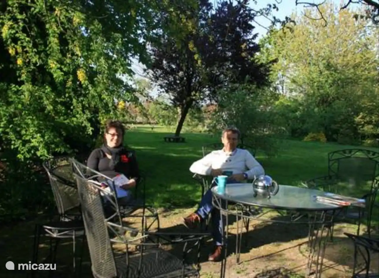 Gästeterrasse im Garten