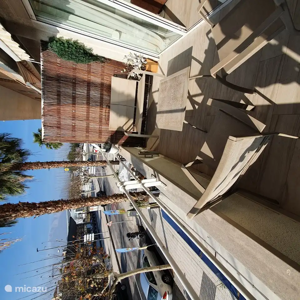 spacious south-facing terrace