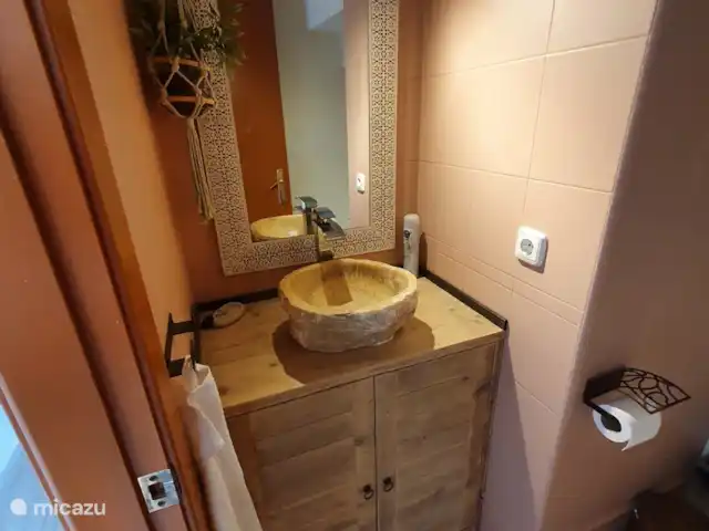 Albirelax | Espagne, Costa Blanca, Albir - appartement WC avec lavabo situé entre le salon et la cuisine