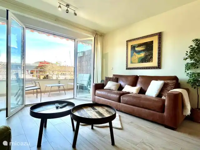 Albirelax | Espagne, Costa Blanca, Albir - appartement portes-fenêtres donnant sur la terrasse et impression du salon