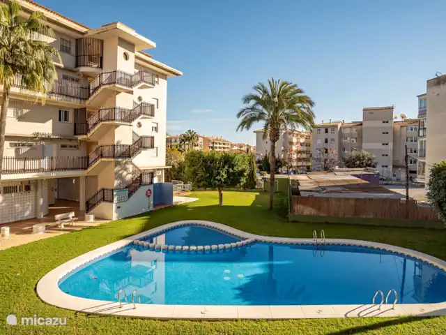 Albirelax | Espagne, Costa Blanca, Albir - appartement belle piscine, avec pataugeoire, bancs etc.