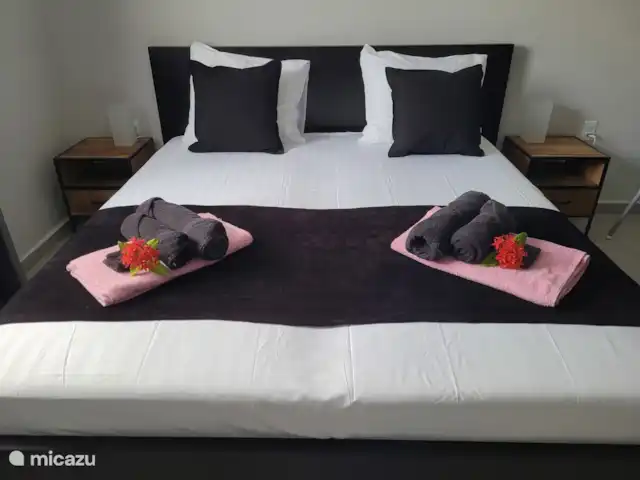 Location de Vacances Curaçao, Curaçao-Centre, Santa Maria, bungalow - Bungalow La Villetta Curaçao La chambre « parents »