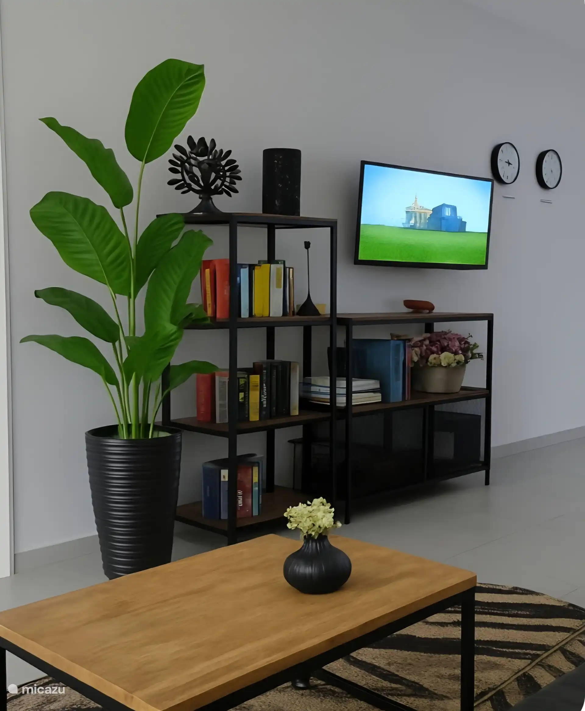 TV, spelletjes en boeken voor alle leeftijden aanwezig