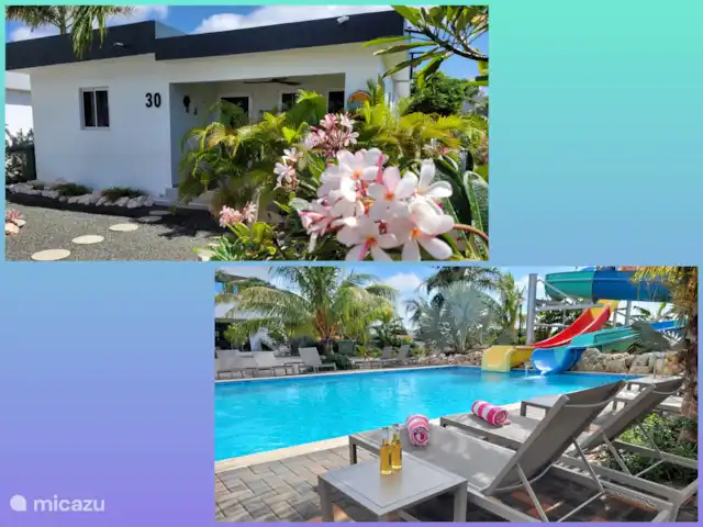 Location de Vacances Curaçao, Curaçao-Centre, Santa Maria, bungalow - Bungalow La Villetta Curaçao Notre gîte et l’une des piscines