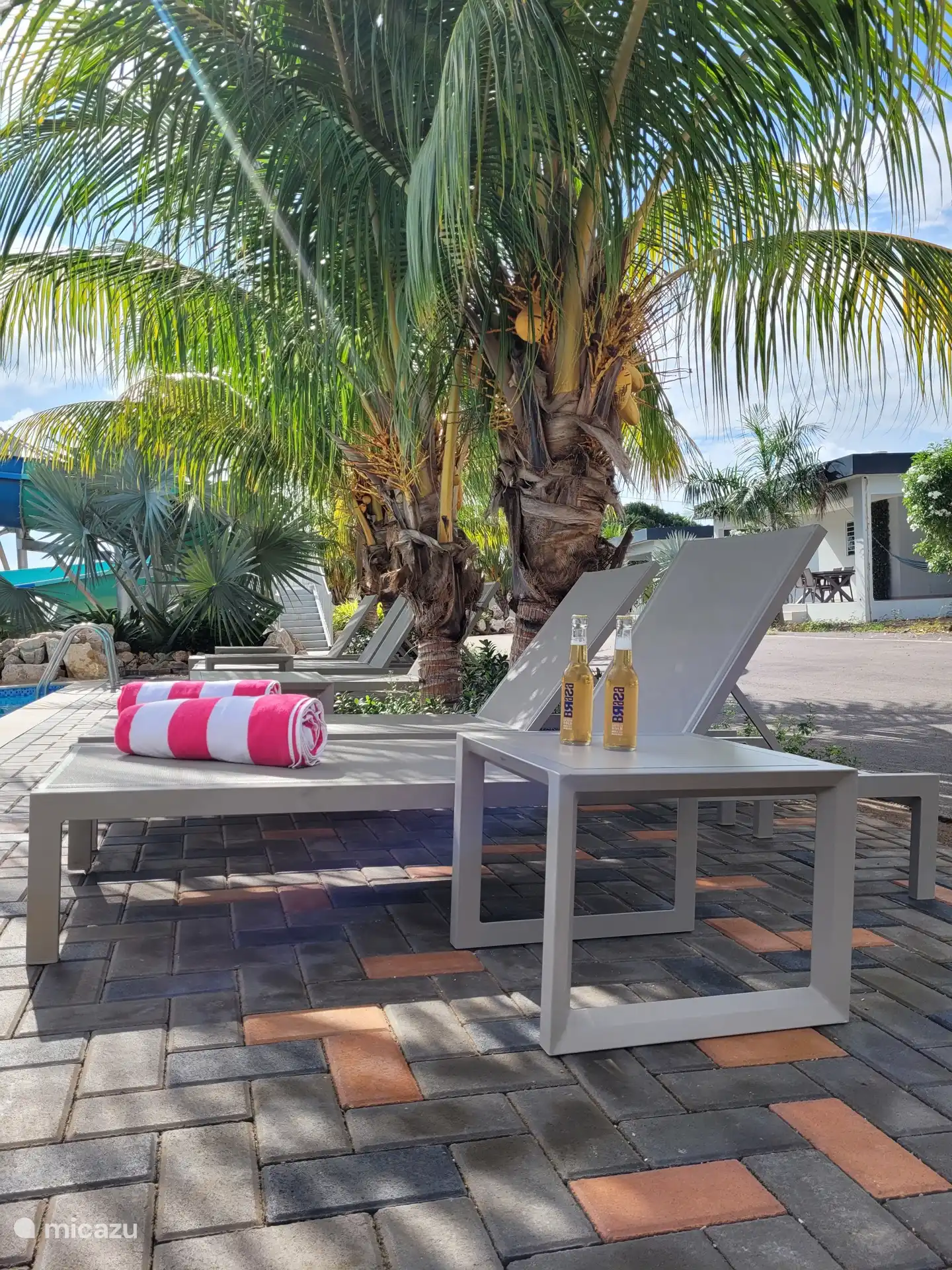 Se détendre sous les palmiers