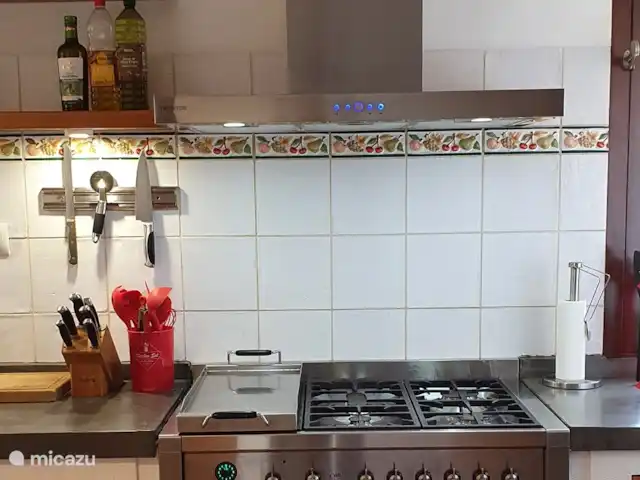 Finca los Bancales | Espagne, Costa Blanca, Benissa - finca cuisine avec cuisinière à gaz et four électrique