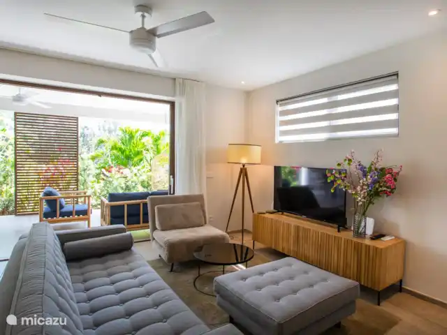 Jan Sofat LUX A09, rez-de-chaussée | Curaçao, Banda Ariba (est), Jan Sofat - appartement Espace de vie intérieur