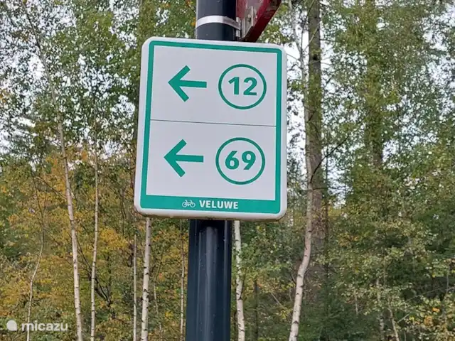Chalet Veluws Profitez | Pays-Bas, Gueldre, Beekbergen - chalet Dès que vous quittez le camping, vous pouvez déjà vous promener en utilisant les nœuds.